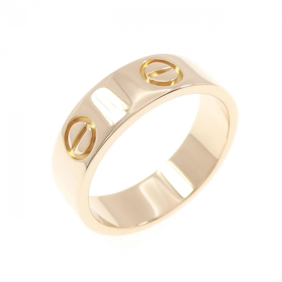 CARTIER LOVE RING: Cartier Love Ring Brand: CARTIER Type/Style: Cartier Ring Material: 750 Pink Gold Color: Pink gold Size: US6 1/4(52) Accessories: None Accessories Notice: When purchasing pre-owned goods,