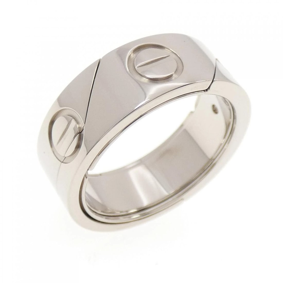 CARTIER ASTROLOVE RING: Cartier Astrolove Ring Brand: CARTIER Type/Style: Cartier Ring Material: 750 white gold Color: white gold Size: US6 1/4(52) Accessories: None Accessories Notice: When purchasing pre-owned goods,