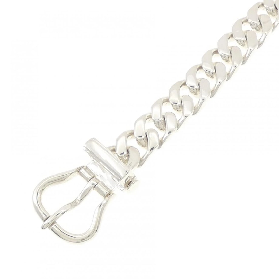 HERMES BOUCLE SERIE BRACELET: Hermes Boucle Serie Bracelet Brand: HERMES Type/Style: Hermes Bracelet Material: 925Silver Color: Silver Size: length19?20cmActual Size Max width approx: 24.4mm Accessories: None Accessories Notice: