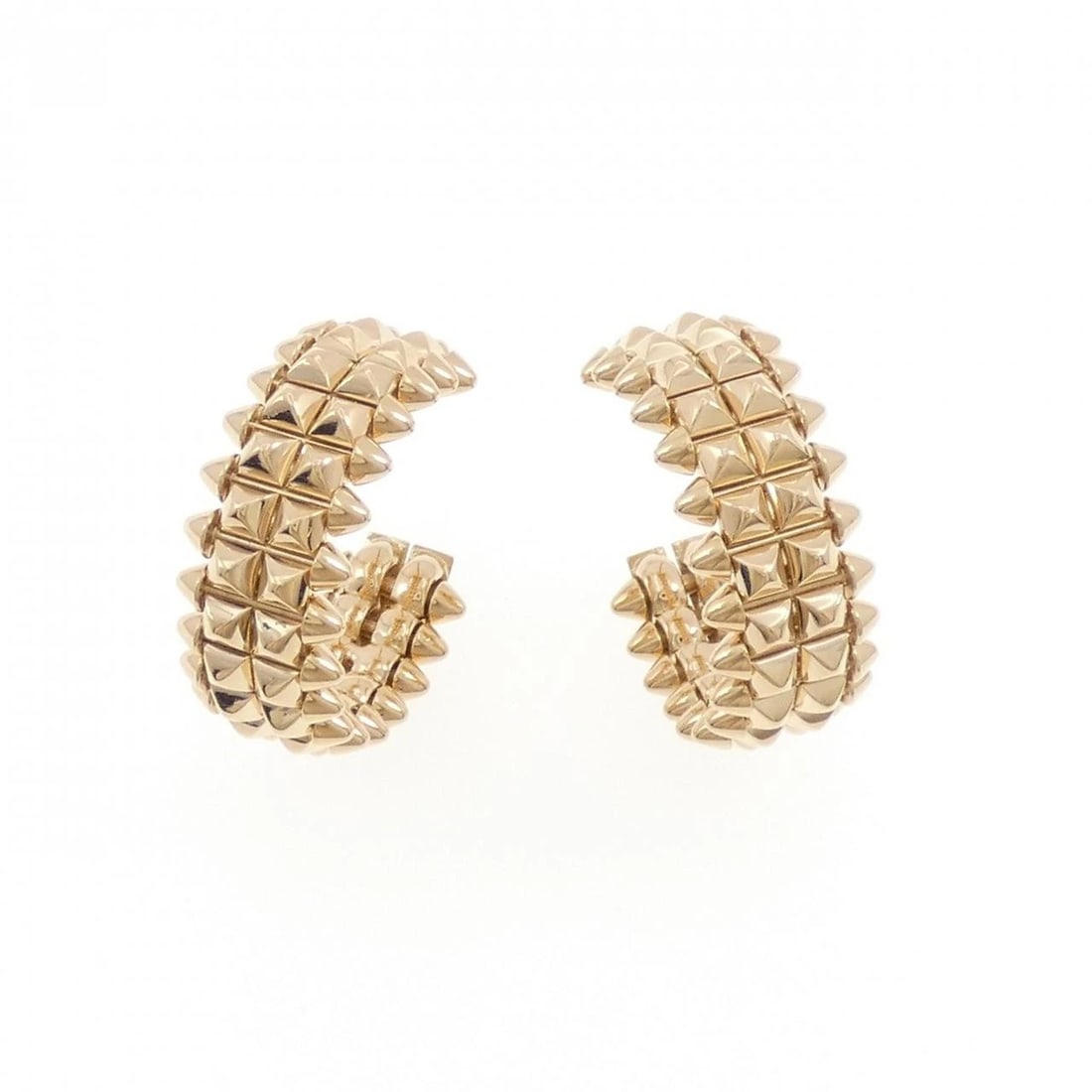 CARTIER CRASH PIERCE: Cartier Crash Pierce Brand: CARTIER Type/Style: Cartier Pierce/Earring Material: 750 Pink Gold Color: Pink Gold Size: Actual Size Approximate dimensions (height x width): 22.9mm x 9.1mm Accessories: