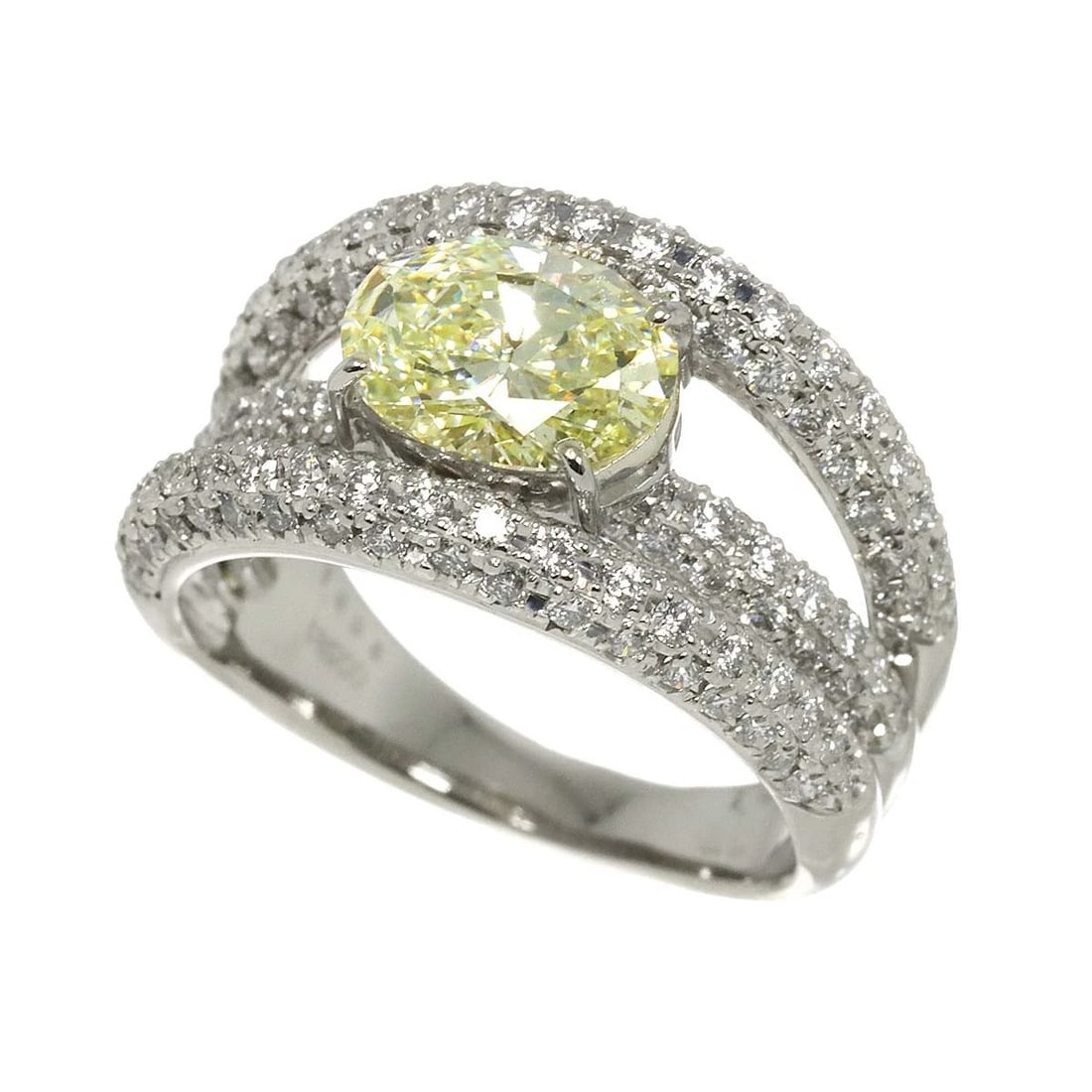 DIAMOND RING PT PLATINUM - 3