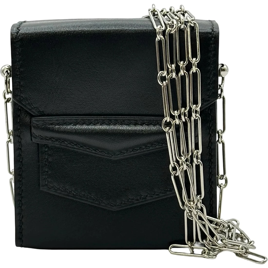 HERMES MICRO SAC 70 A BLACK TADELAKT: HERMES Micro Sac 70 A Black Tadelakt Brand: HERMES Type/Style: Shoulder Bag Material: Tadelakt Color: Black / SV Hardware Size: W: 6.9cm / H: 7.5cm / D: 2.4cm Accessories: None Accessories Notice: