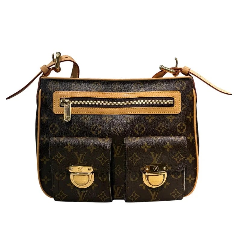 LOUIS VUITTON HUDSON BROWN MONOGRAM: LOUIS VUITTON Hudson Brown Monogram Brand: LOUIS VUITTON Type/Style: Handbag Material: Monogram Color: brown Size: W: 30cm / H: 23cm / D: 10cm Accessories: None Accessories Notice: When pu