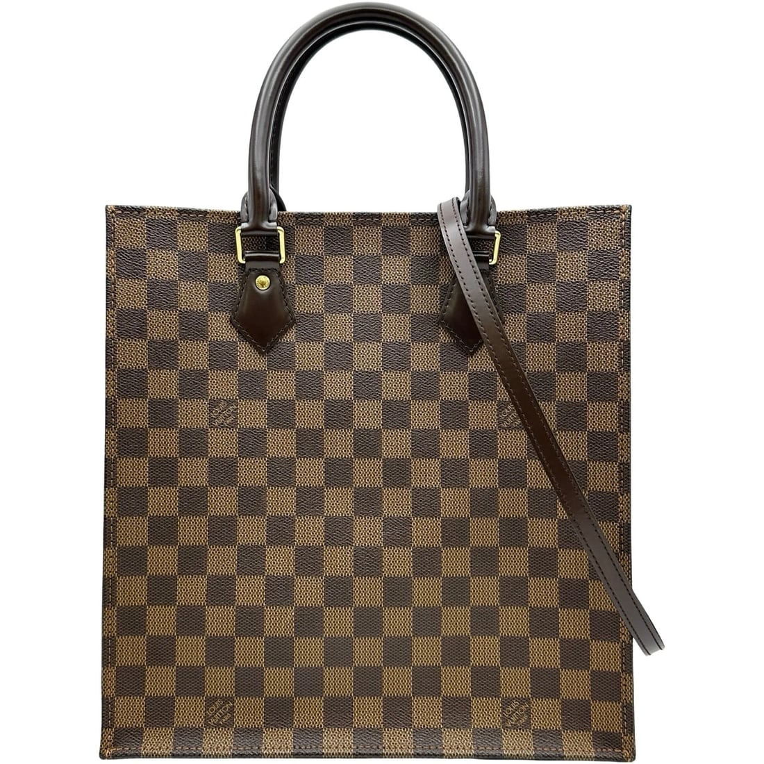 LOUIS VUITTON SAC PLAT PM BROWN DAMIER EBENE: Louis Vuitton Sac Plat PM Brown Damier Ebene Brand: LOUIS VUITTON Type/Style: Handbag Material: Damier Ebene Color: brown Size: W: 29cm / H: 29cm / D: 8cm Accessories: None Accessories Not