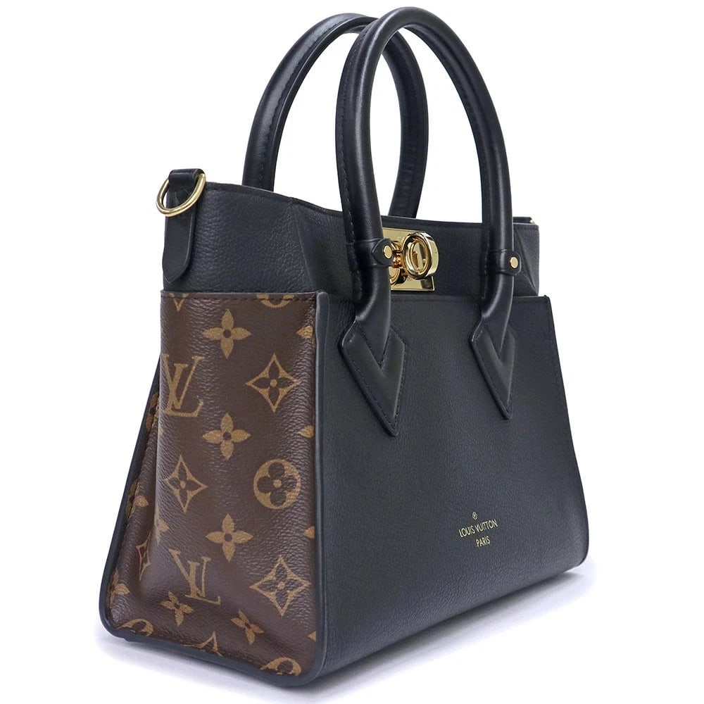 LOUIS VUITTON SIDE PM MONOGRAM BLACK - 3