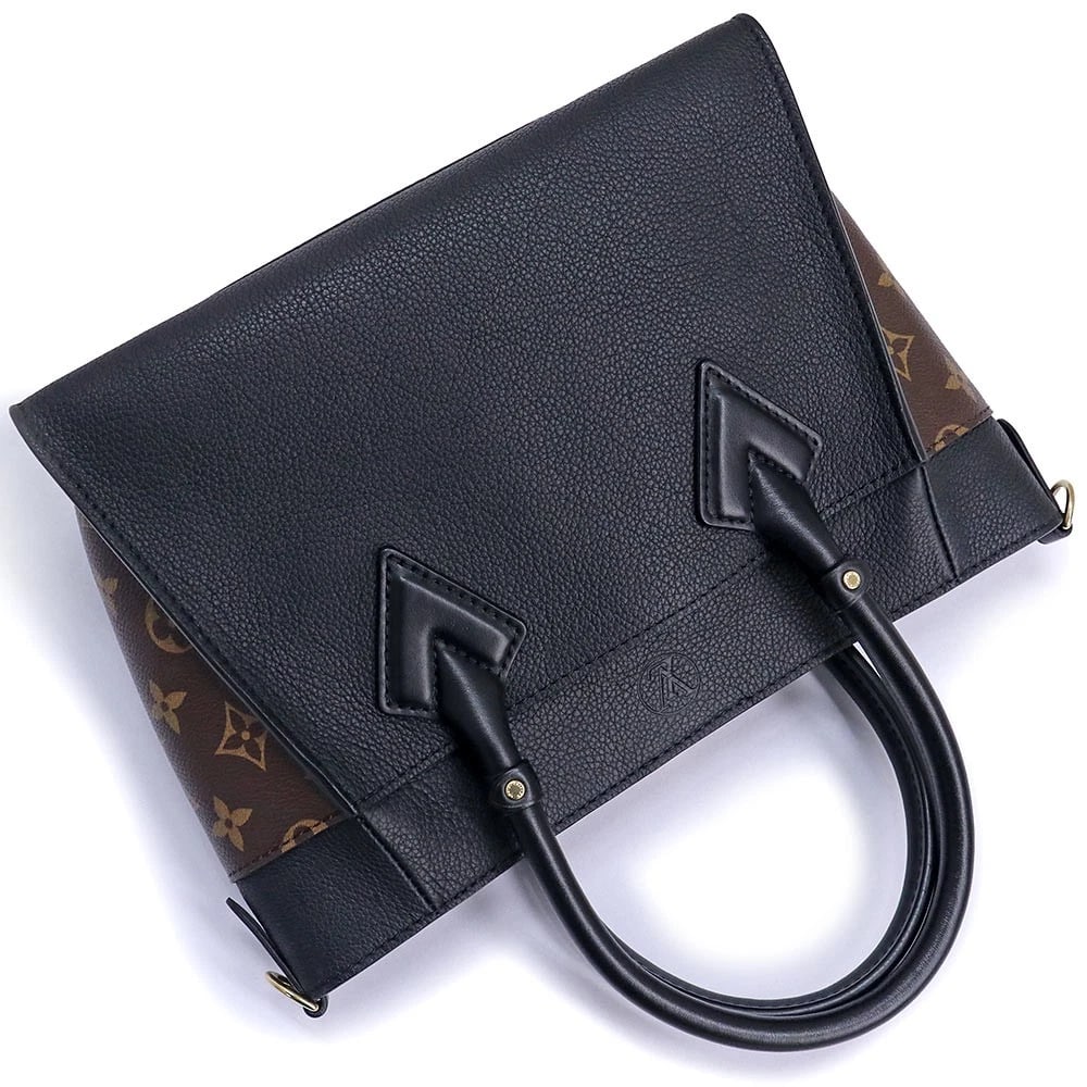 LOUIS VUITTON SIDE PM MONOGRAM BLACK - 4