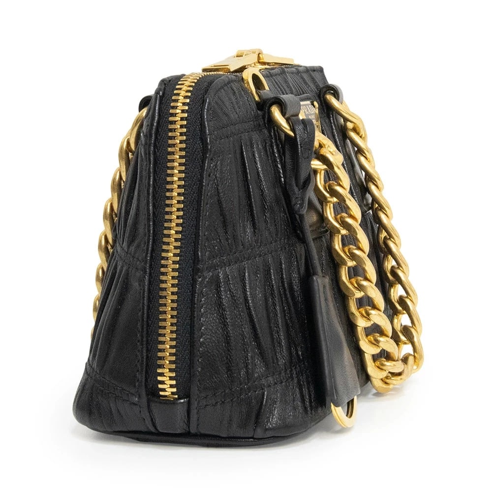 PRADA NAPPA GAUFRE BLACK - 2