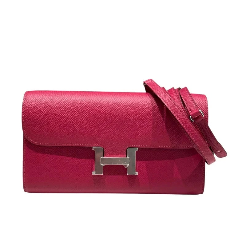 HERMES CONSTANCE TO GO B RUBY EPSOM WALLET: HERMES Constance To Go B Ruby Epsom Wallet Brand: HERMES Type/Style: Wallet Material: Epson Color: Ruby Size: W: 21cm / H: 11cm / D: 3cm Accessories: None Accessories Notice: When purchasi