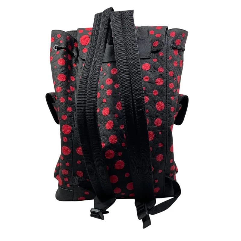 LOUIS VUITTON CHRISTOPHER BLACK/RED MONOGRAM - 2