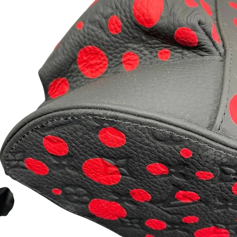 LOUIS VUITTON CHRISTOPHER BLACK/RED MONOGRAM - 4