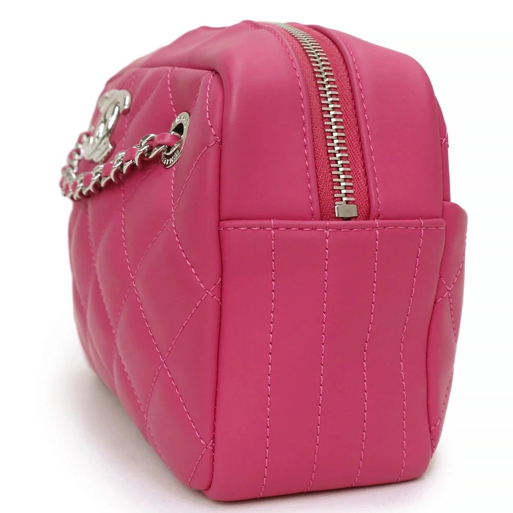 CHANEL CAMERA CASE COCO MARK MATELASSE - 3