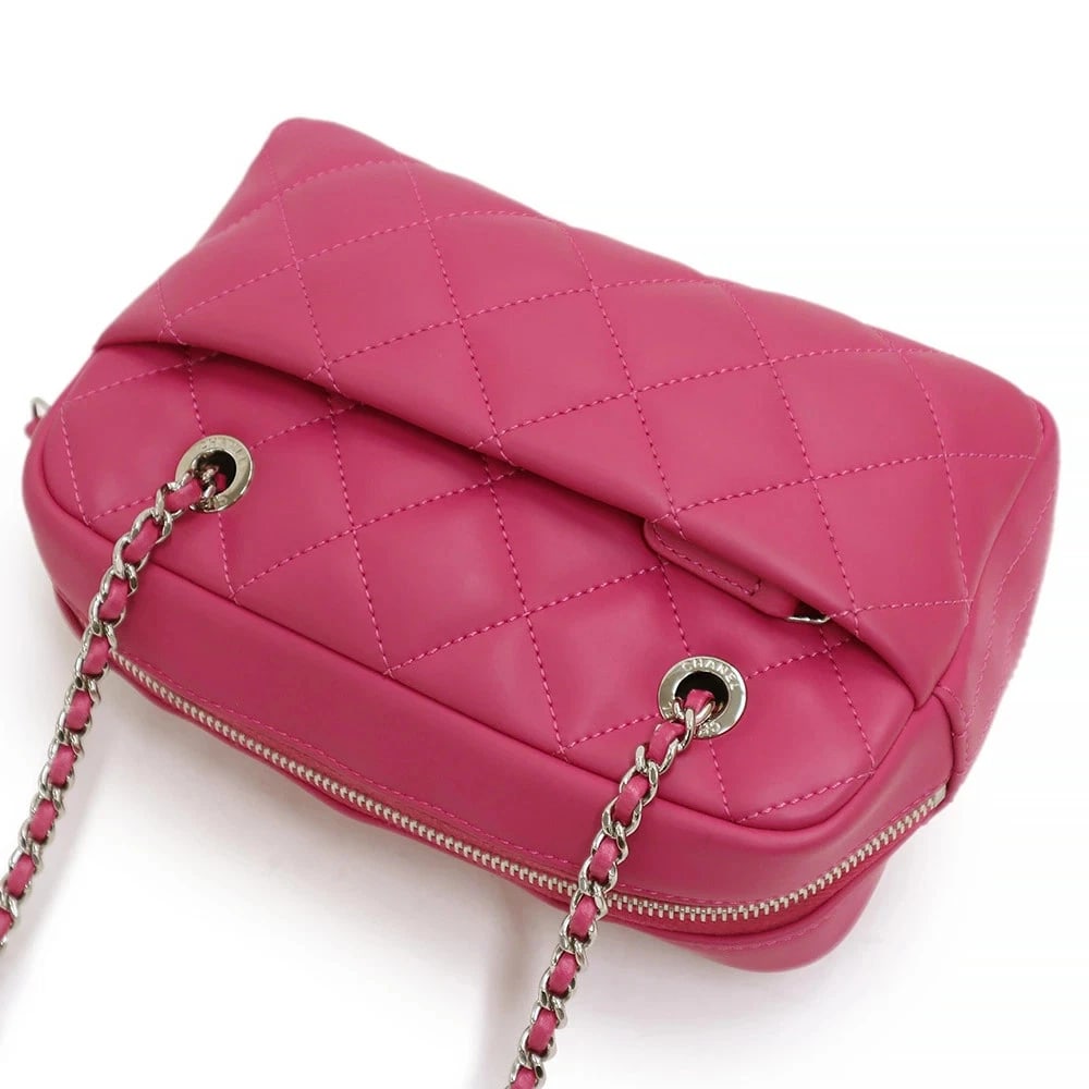 CHANEL CAMERA CASE COCO MARK MATELASSE - 4