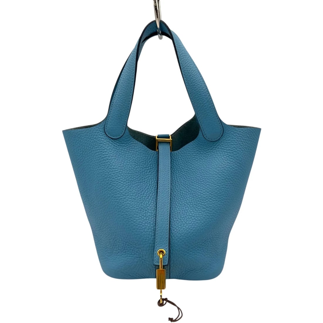 HERMES PICOTIN C BLUE AZUR TAURILLON