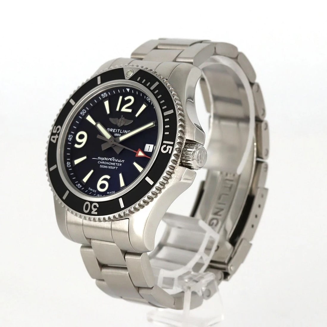 BREITLING SUPEROCEAN AUTOMATIC STAINLESS WATCH - 2