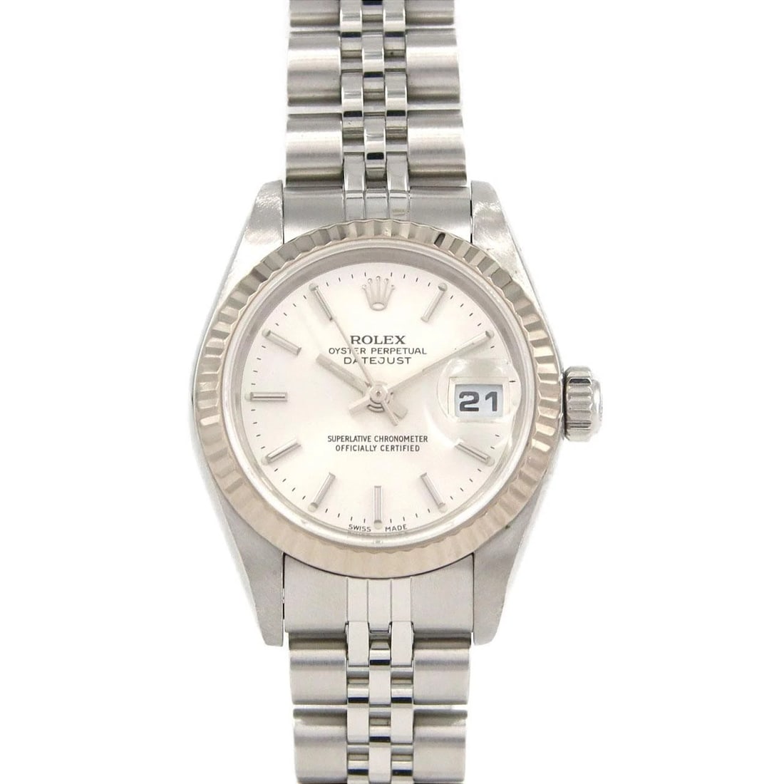 ROLEX DATEJUST SSXWG MECHANICAL AUTOMATIC WATCH: Rolex Datejust SSxWG Mechanical Automatic watch Brand: ROLEX Type/Style: Wrist watch Material: Case: Stainless steel x white gold Bracelet: Stainless steel Color: Dial Color: Silver Size: Case diamete