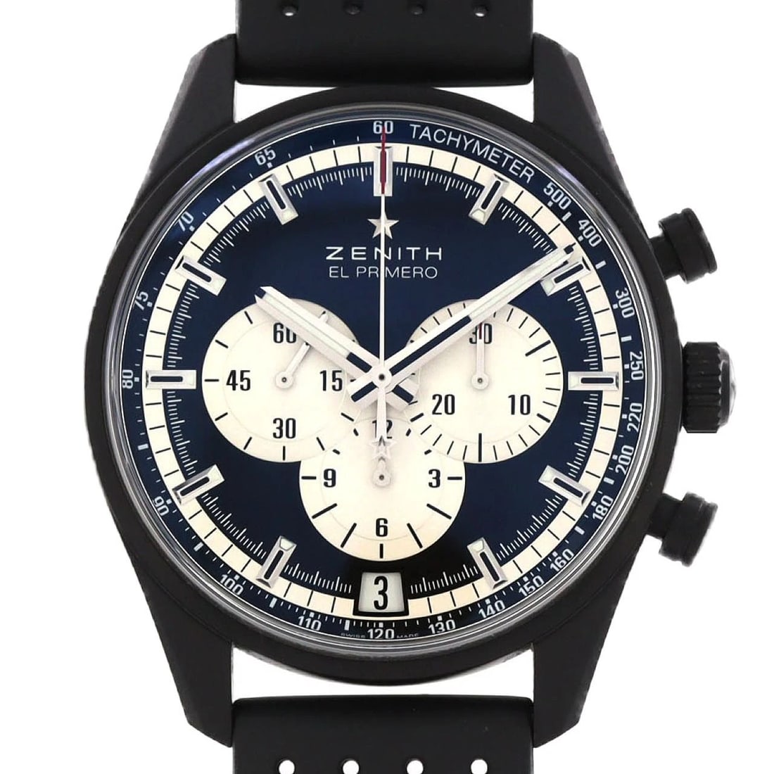 ZENITH CHRONOMASTER PRIMERO CERAMIC WATCH (1 of 3)