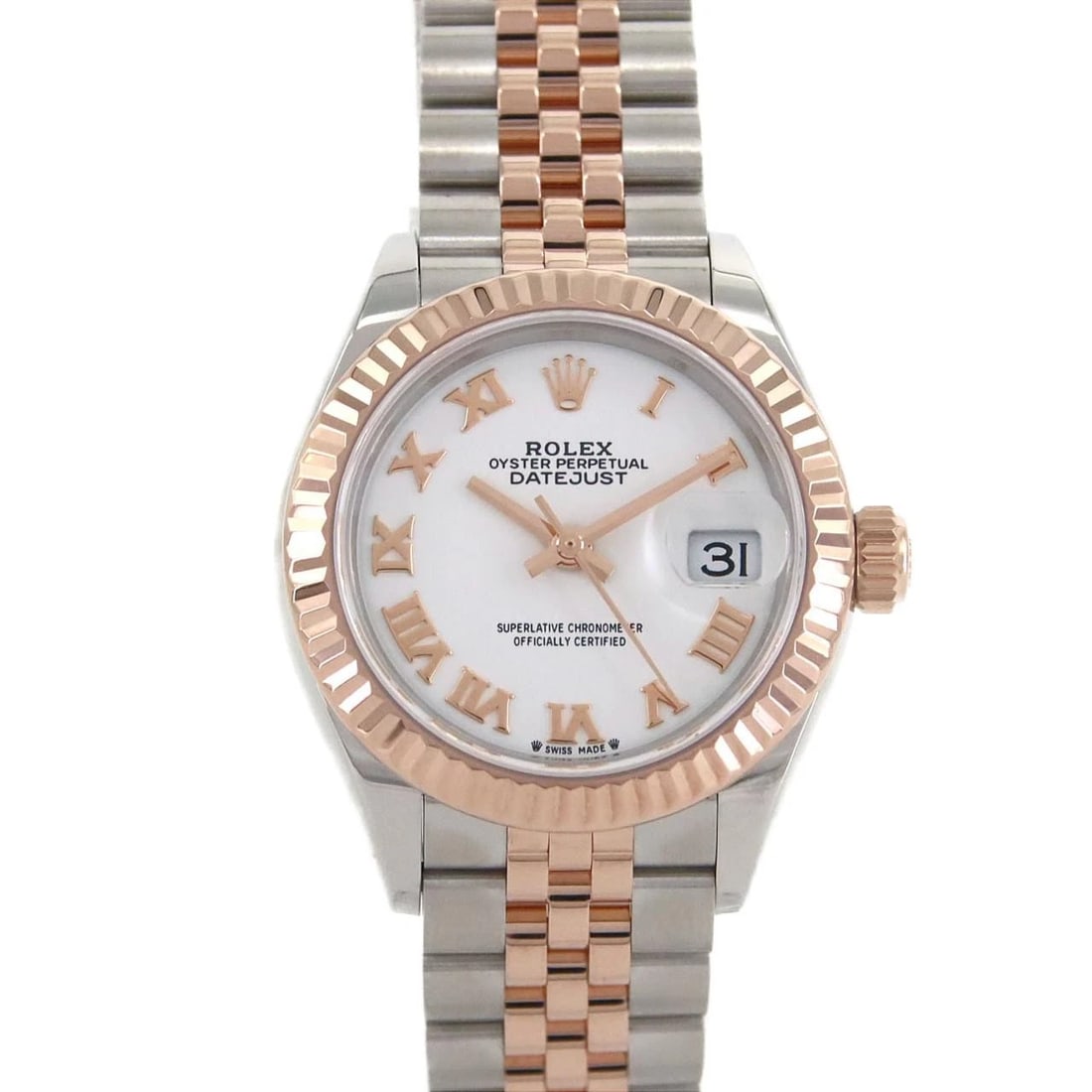 ROLEX DATEJUST SSXPG MECHANICAL AUTOMATIC WATCH: Rolex Datejust SSxPG Mechanical Automatic watch Brand: ROLEX Type/Style: Wrist watch Material: Case: Stainless steel x pink gold Bracelet: Stainless steel x pink gold Color: Dial color: White/Roman Si