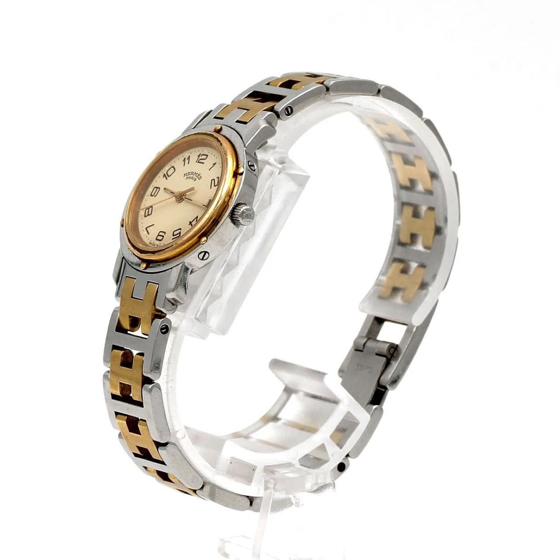 HERMES CLIPPER COMBINATION WATCH - 2