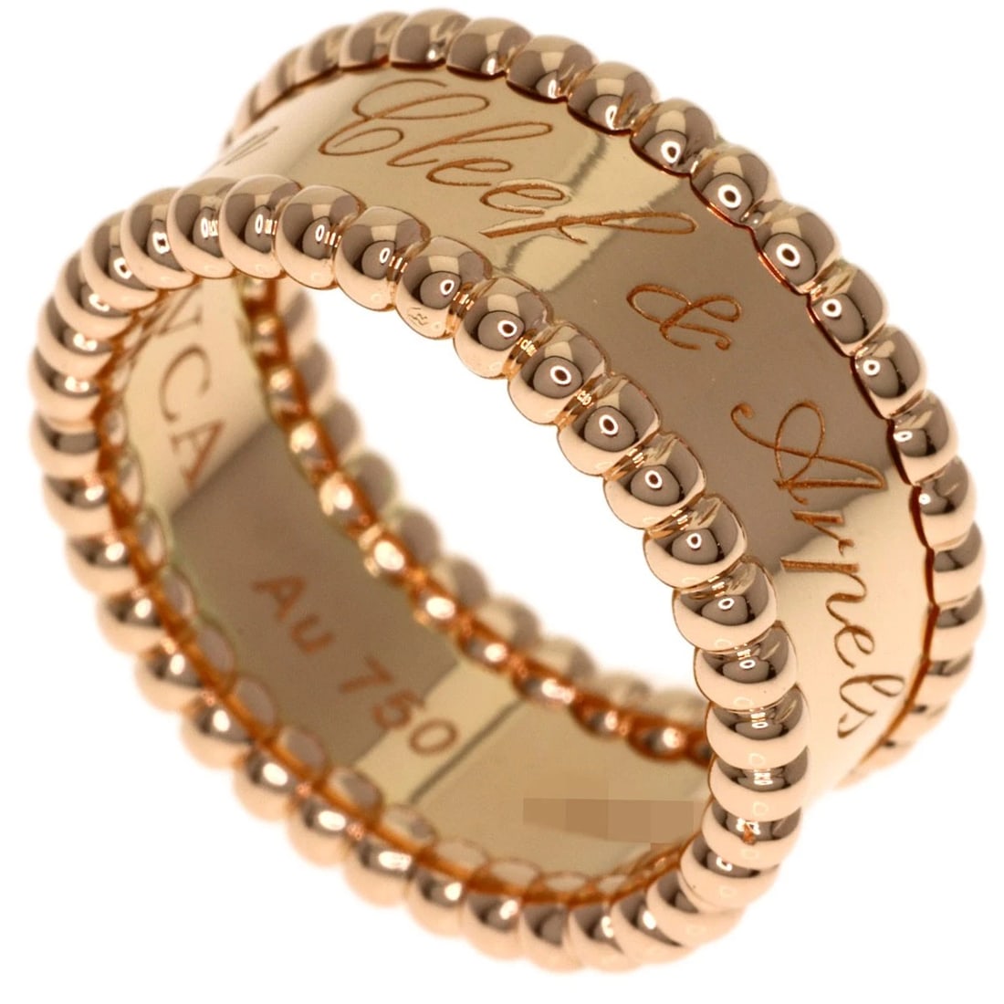 VAN CLEEF & ARPELS RING K18 PINK GOLD: Van Cleef & Arpels Ring K18 Pink Gold Brand: Van Cleef & Arpels Type/Style: Ring Material: K18 Pink Gold Color: Gold Size: 3.75(US) Accessories: None Accessories Notice: When purchasing pr