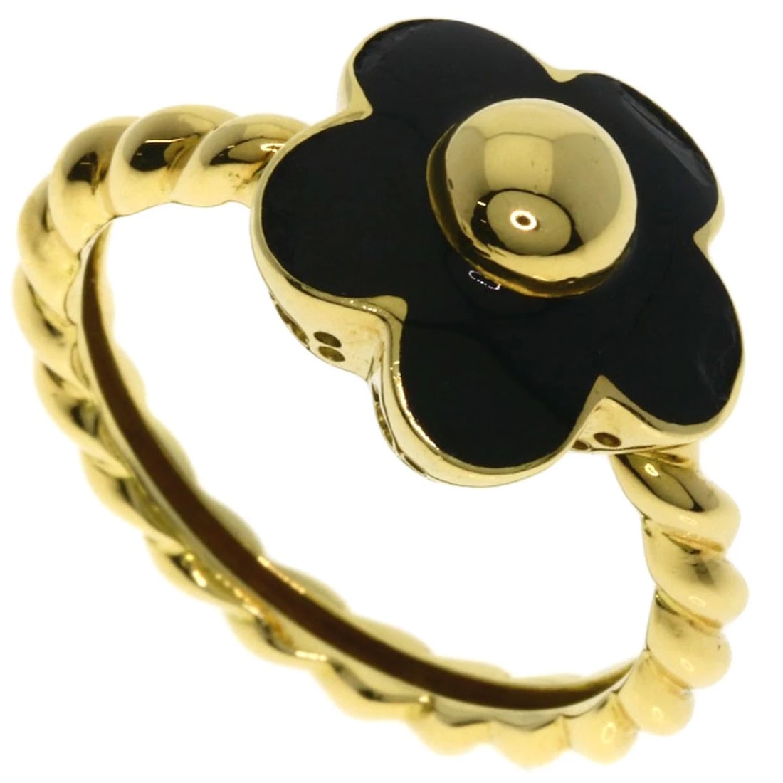 PONTE VECCHIO ONYX RING K18 YELLOW GOLD: Ponte Vecchio Onyx Ring K18 Yellow Gold Brand: Ponte Vecchio Type/Style: Ring Material: K18 Yellow Gold Main Stone Onyx Color: Gold Size: 6(US) Accessories: None Accessories Notice: When p