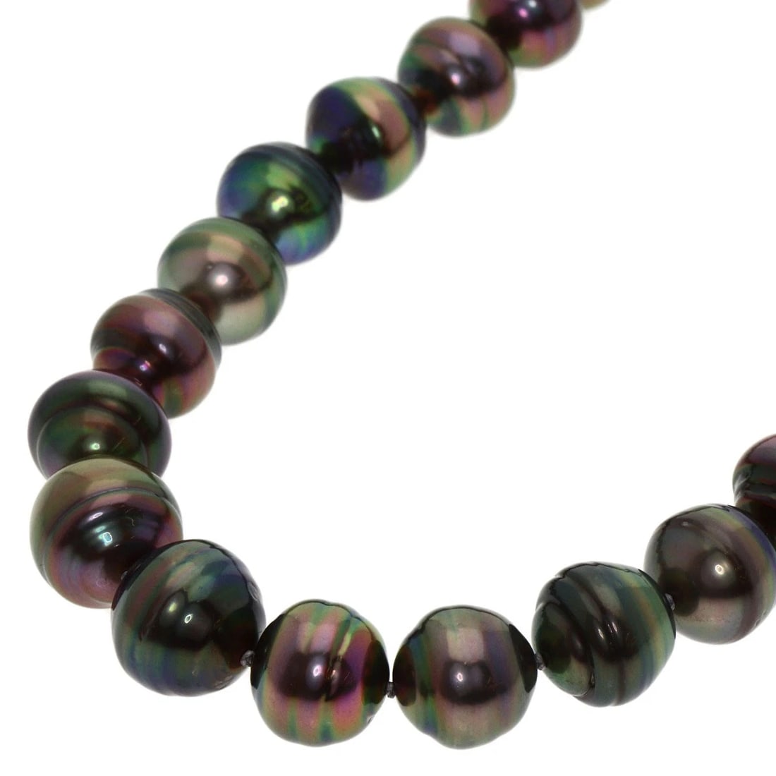 TASAKI BAROQUE PEARL NECKLACE K14 WHITE GOLD: TASAKI Baroque pearl Necklace K14 White Gold Brand: TASAKI Type/Style: Necklace Material: K14 White Gold Main Stone Pearl Color: gray Size: Stone Size:0.4inch/9.4-12.7mm Chain Length:16.7inch/42.5cm