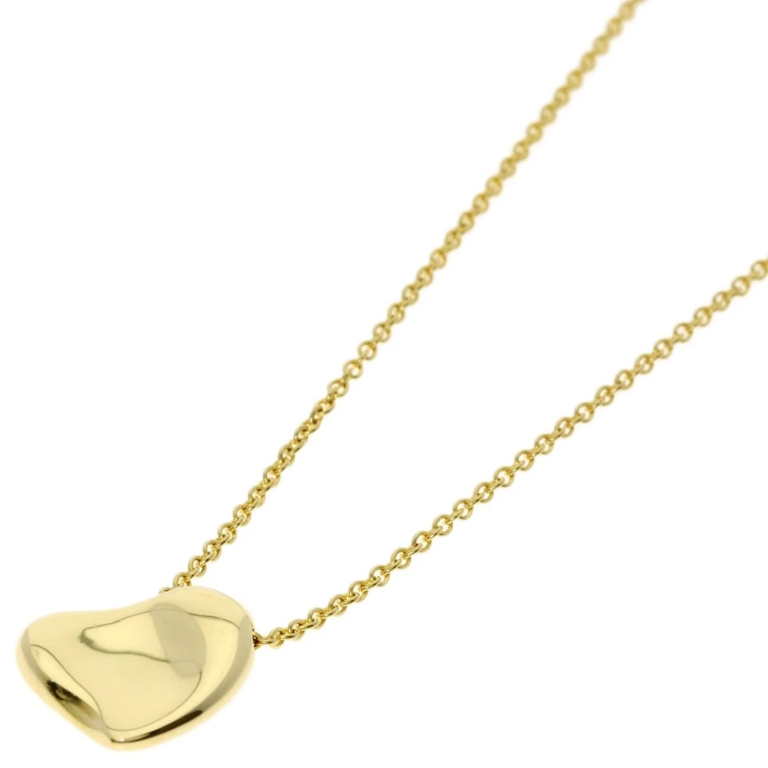TIFFANY&CO. NECKLACE K18 YELLOW GOLD: TIFFANY&Co. Necklace K18 Yellow Gold Brand: TIFFANY&Co. Type/Style: Necklace Material: K18 Yellow Gold Color: Gold Size: Chain Length:16.1inch/41cm Chain Width:0.5inch/1.2mm Top Size:0.4inch/9.4x11.7x