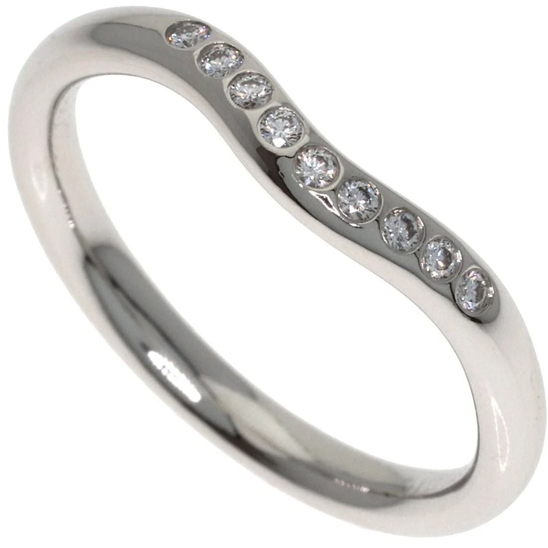 TIFFANY&CO. DIAMOND RING PLATINUM PT950: TIFFANY&Co. Diamond Ring Platinum PT950 Brand: TIFFANY&Co. Type/Style: Ring Material: Platinum PT950 Color: Silver Size: 5(US) Accessories: None Accessories Notice: When purchasing pre-own
