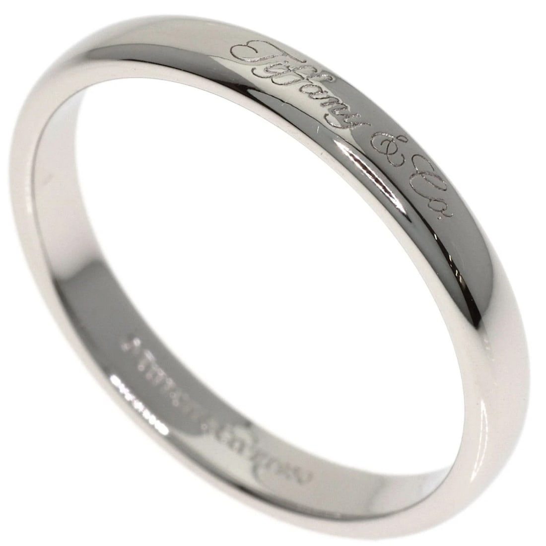 TIFFANY&CO. RING PLATINUM PT950: TIFFANY&Co. Ring Platinum PT950 Brand: TIFFANY&Co. Type/Style: Ring Material: Platinum PT950 Color: Silver Size: 9(US) Accessories: None Accessories Notice: When purchasing pre-owned goods