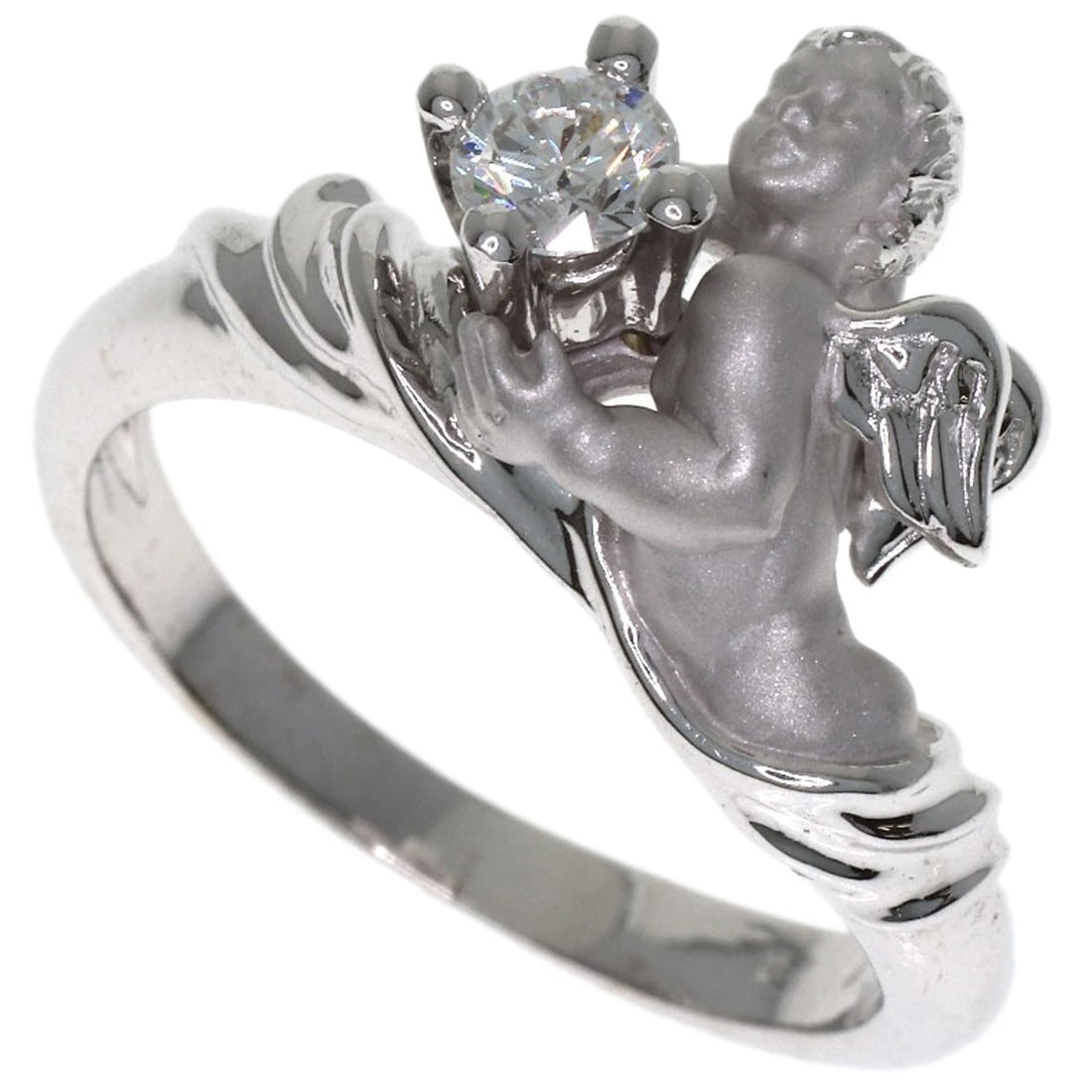 CARRERA Y CARRERA ANGEL DIAMOND RING K18 WHITE GOLD (1 of 5)