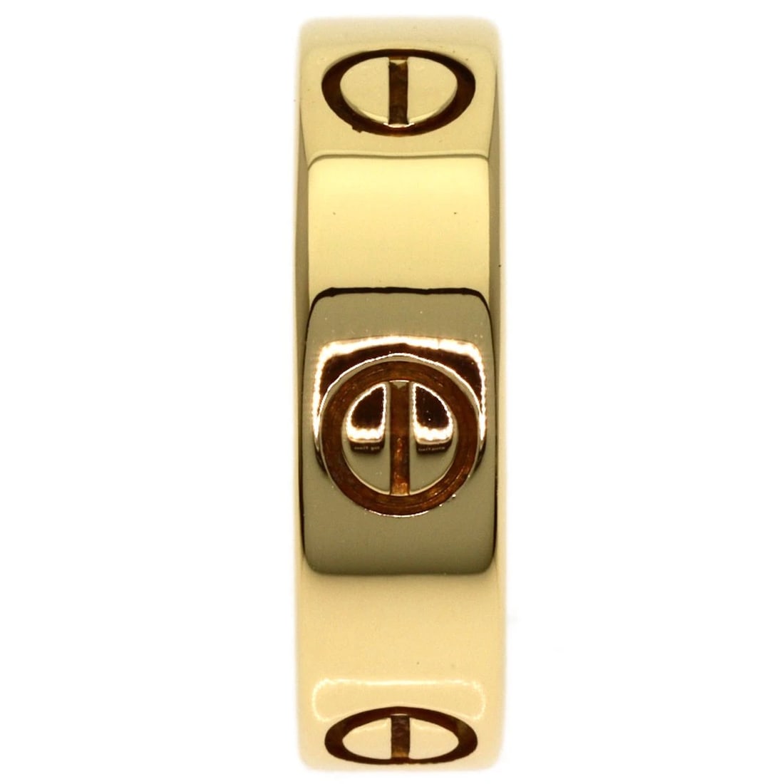 CARTIER LOVE RING K18 YELLOW GOLD: CARTIER love Ring K18 Yellow Gold Brand: CARTIER Type/Style: Ring Material: K18 Yellow Gold Color: Gold Size: 6.5(US) Accessories: None Accessories Notice: When purchasing pre-owned goods,