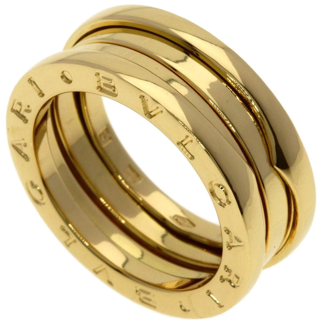 BVLGARI B.ZERO1 RING K18 YELLOW GOLD: BVLGARI B.zero1 Ring K18 Yellow Gold Brand: BVLGARI Type/Style: Ring Material: K18 Yellow Gold Color: Gold Size: 5.75(US) Accessories: None Accessories Notice: When purchasing pre-owned go