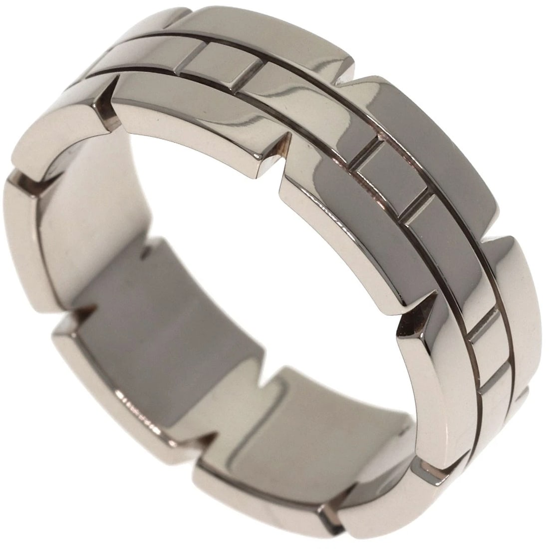 CARTIER RING K18 WHITE GOLD: CARTIER Ring K18 White Gold Brand: CARTIER Type/Style: Ring Material: K18 White Gold Color: Silver Size: 9.25(US) Accessories: None Accessories Notice: When purchasing pre-owned goods, ple