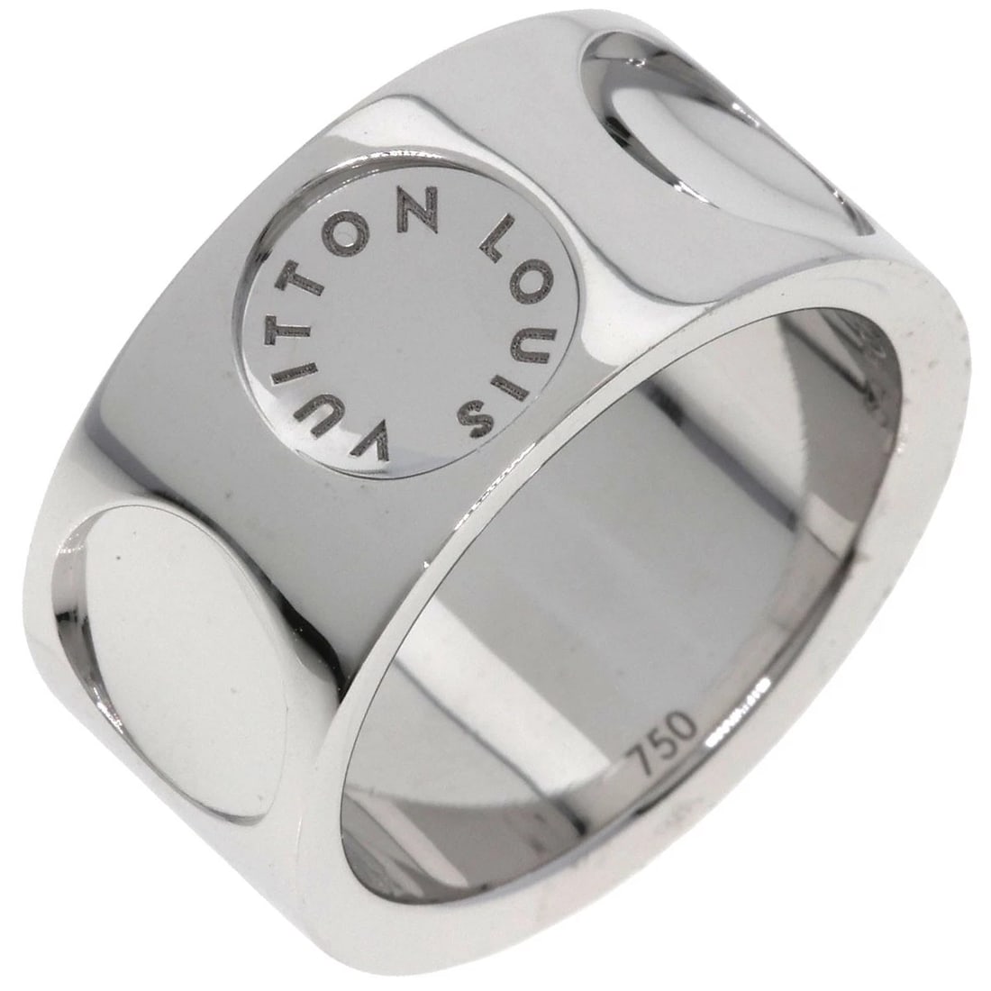 LOUIS VUITTON EMPREINTE RING K18 WHITE GOLD: LOUIS VUITTON Empreinte Ring K18 White Gold Brand: LOUIS VUITTON Type/Style: Ring Material: K18 White Gold Color: Silver Size: 7(US) Accessories: None Accessories Notice: When purchasing p