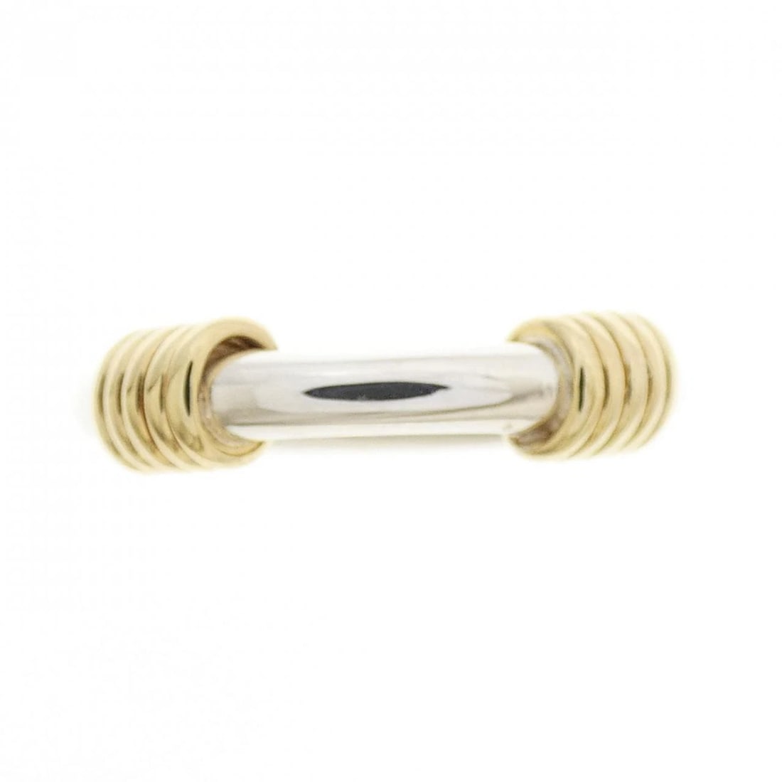 TIFFANY & CO. 925/750YG RING: TIFFANY & Co. 925/750YG Ring Brand: TIFFANY&Co. Type/Style: TIFFANY & Co. Ring Material: 925Silver/750Yellow Gold Color: SILVER,YELLOW GOLD Size: US3 1/4 Accessories: None Accessories Notice: When