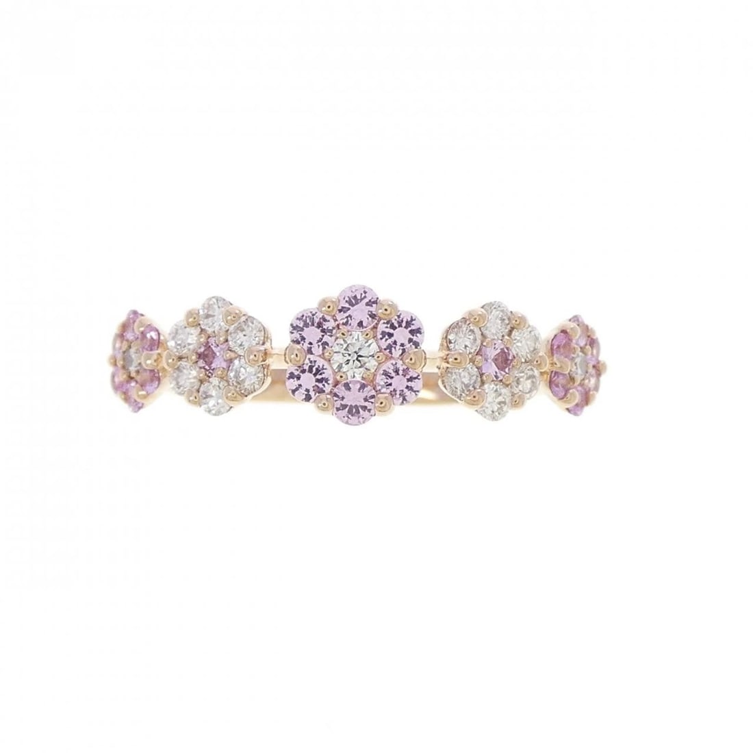PONTE VECCHIO FLOWER RING: Ponte Vecchio Flower Ring Brand: Ponte Vecchio Type/Style: Ponte Vecchio Ring Material: K18 Pink Gold Main Stone Sapphire Color: Pink gold Size: US5 1/4 Accessories: None Accessories Notic
