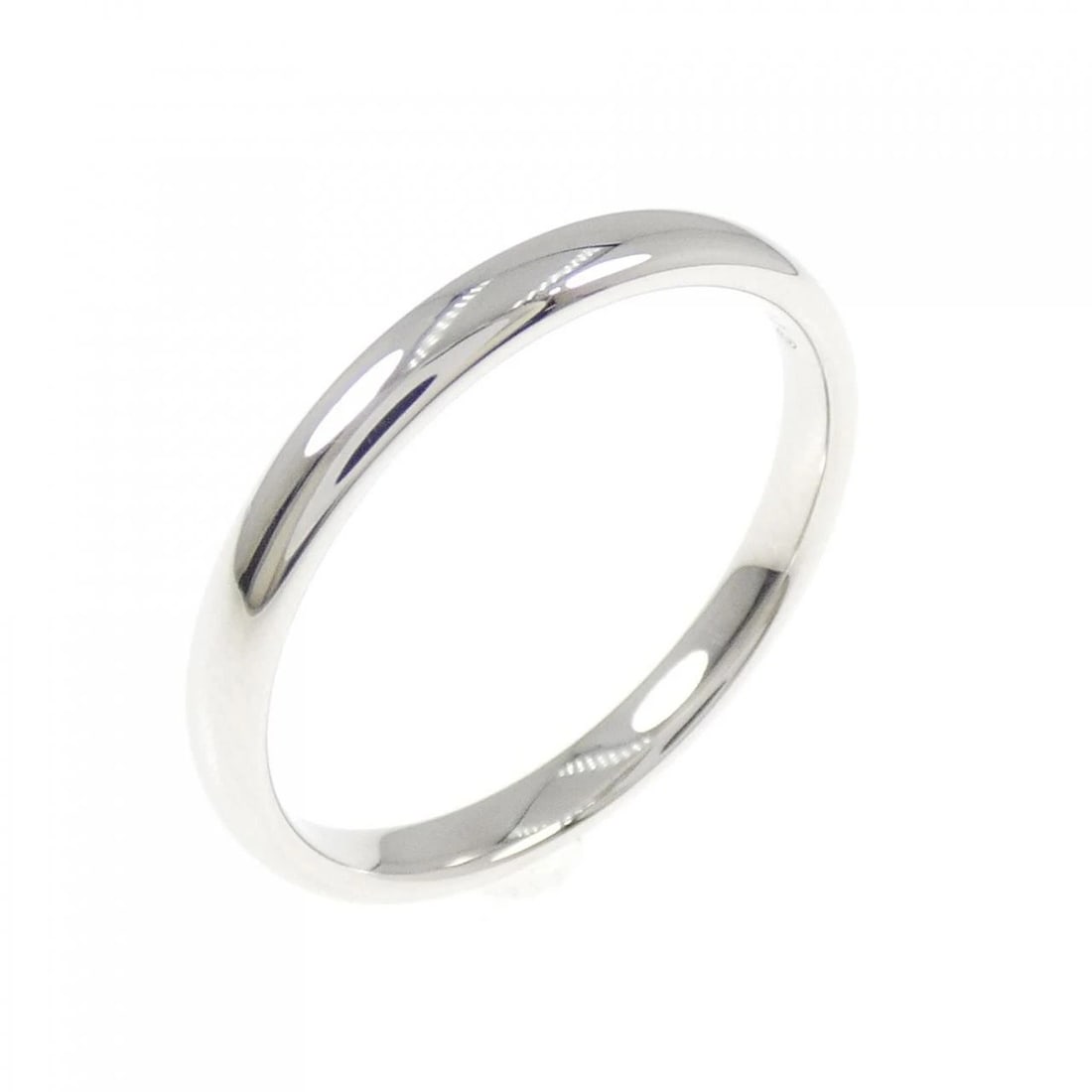 TIFFANY & CO. WEDDING BAND RING: TIFFANY & Co. Wedding Band Ring Brand: TIFFANY&Co. Type/Style: TIFFANY & Co. Ring Material: Platinum950 Color: Silver Size: US7 1/4 Accessories: None Accessories Notice: When purchasing pre-owned