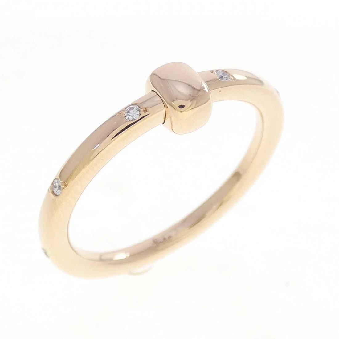 POMELLATO TOE GATHERED RING: Pomellato Toe Gathered Ring Brand: Pomellato Type/Style: Pomellato Ring Material: 750 Pink Gold Main Stone Natural Color: Pink gold Size: US11 1/2(65) Accessories: None Accessories Notice: When
