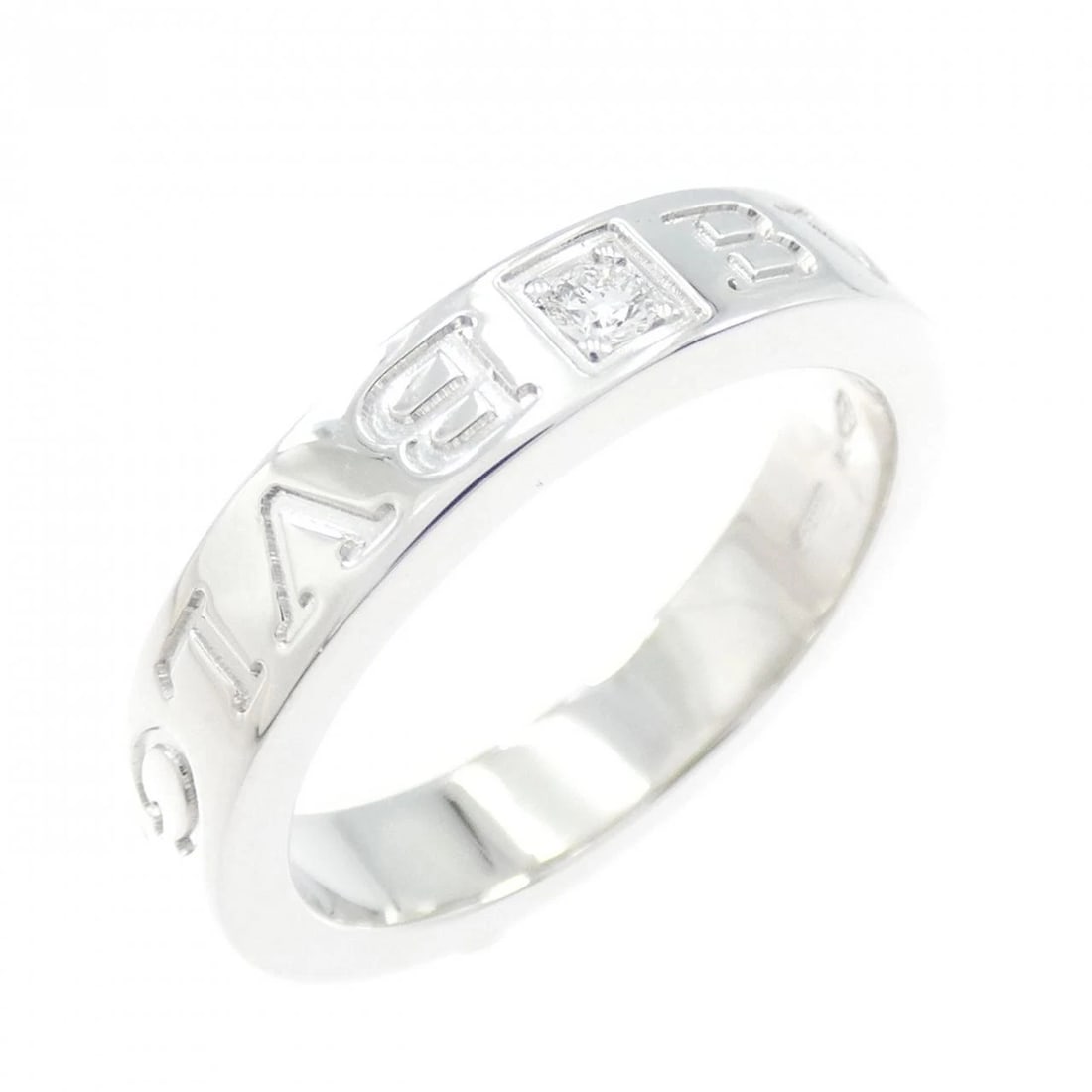 BVLGARI B.ZERO1 RING: Bvlgari B.zero1 Ring Brand: BVLGARI Type/Style: Bulgari Ring Material: 750 white gold Main Stone Natural Color: White Gold Size: US5 1/2 Accessories: None Accessories Notice: When purchasing