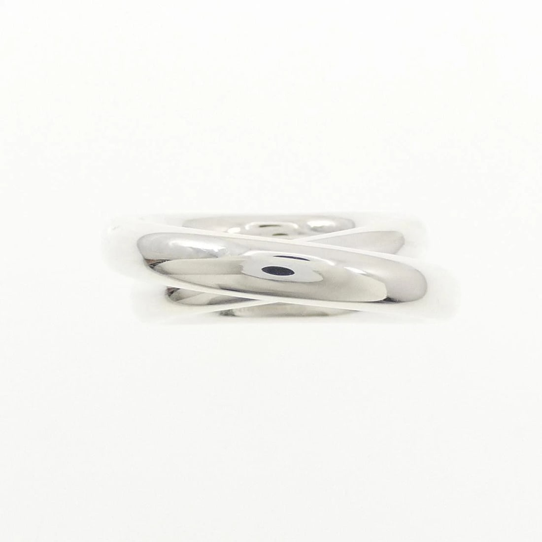 HERMES VERTIGE RING: Hermes Vertige Ring Brand: HERMES Type/Style: Hermes Ring Material: 925Silver Color: Silver Size: US7 1/4(56) Accessories: None Accessories Notice: When purchasing pre-owned goods, please refer to