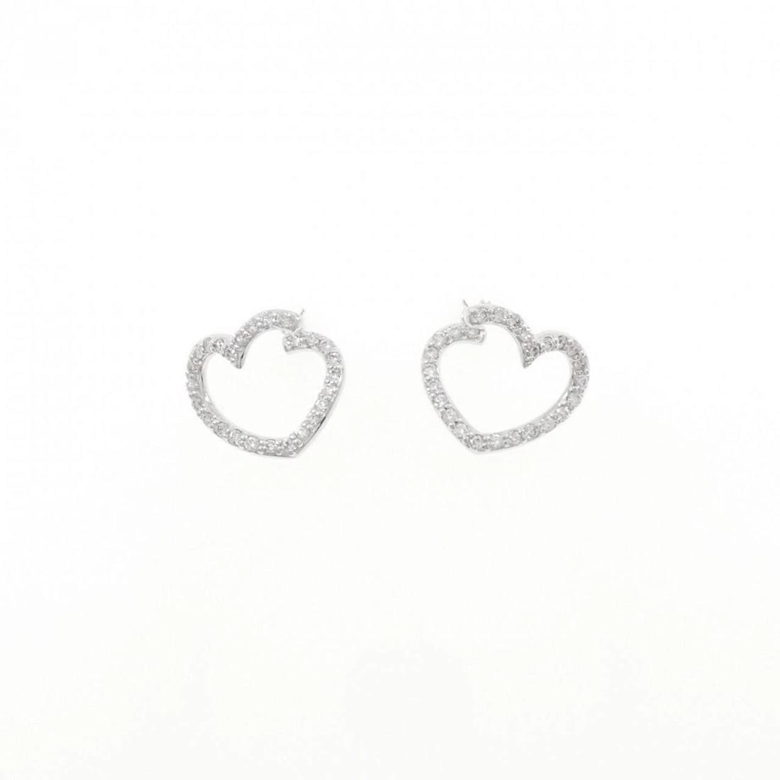PONTE VECCHIO DIAMOND PIERCE: Ponte Vecchio Diamond Pierce Brand: Ponte Vecchio Type/Style: Ponte Vecchio Pierce/Earring Material: K18 white gold Main Stone Natural Color: White Gold Size: Actual Size Approx. height x width: