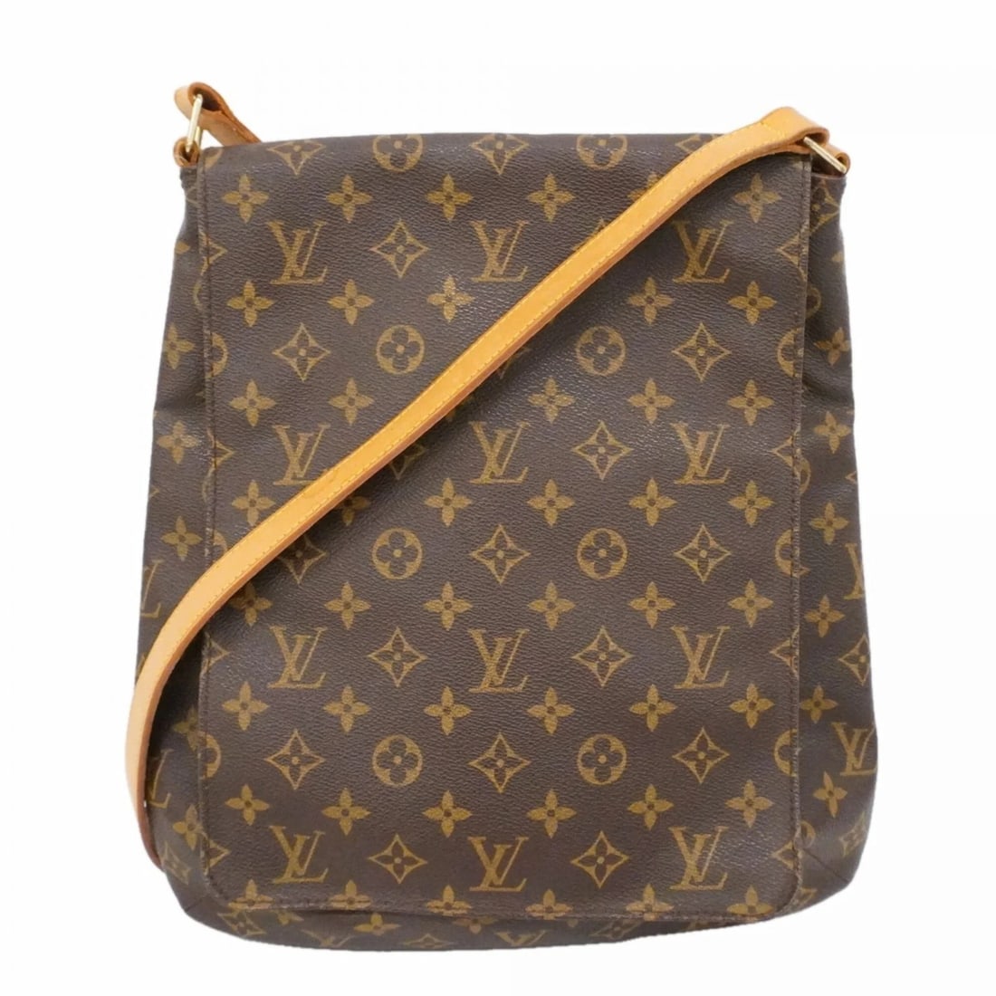 LOUIS VUITTON MONOGRAM MUSETTE SHOULDER BAG: Louis Vuitton Monogram Musette Shoulder Bag Brand: Louis Vuitton Type/Style: Shoulder bag Material: None Color: Brown Size: 37cm x 32cm x 2cm / 14.56'' x 12.59'' x 0.78'' Accessories: None
