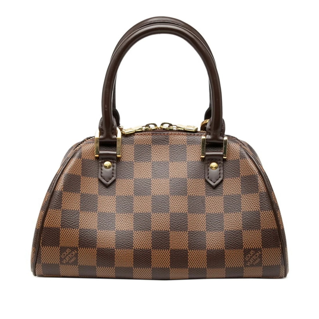 LOUIS VUITTON DAMIER RIVERA MINI BAG HANDBAG: Louis Vuitton Damier Rivera Mini Bag Handbag Brand: Louis Vuitton Type/Style: Handbag Material: PVC , Leather Color: Brown Size: 14cm x 23cm x 12.5cm / 5.51'' x 9.05'' x 4.92'' Accessories: None <