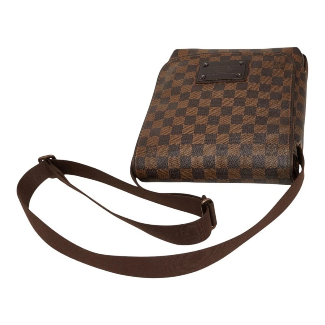LOUIS VUITTON DAMIER BROOKLYN PM CROSSBODY SHOULDER BAG: Louis Vuitton Damier Brooklyn PM Crossbody Shoulder Bag Brand: Louis Vuitton Type/Style: Shoulder bag Material: PVC , Leather Color: Brown Size: 27cm x 22cm x 7cm / 10.62'' x 8.66'' x 2.75'' Acces