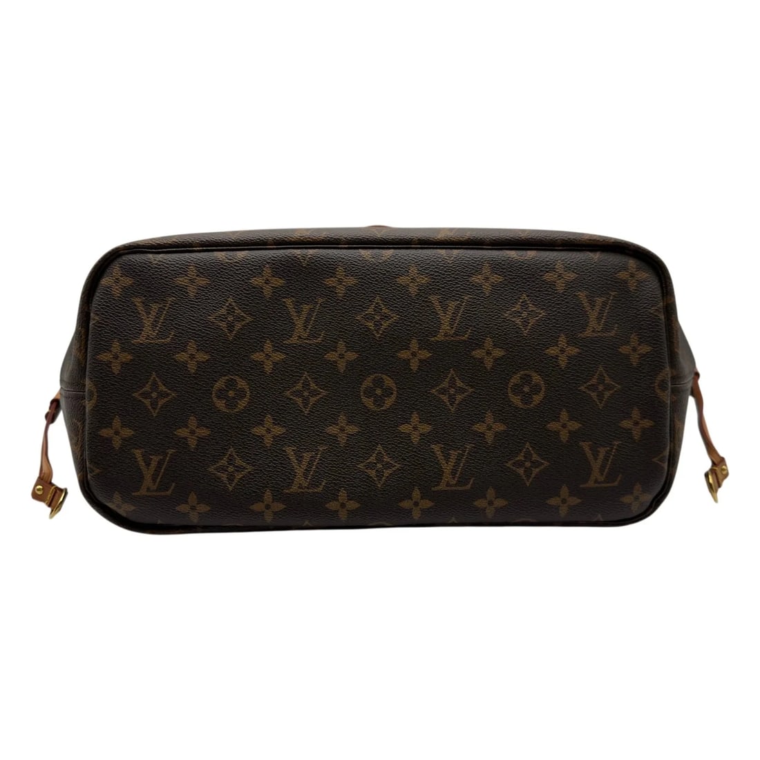 LOUIS VUITTON BROWN MONOGRAM/LEATHER TOTE BAG - 5