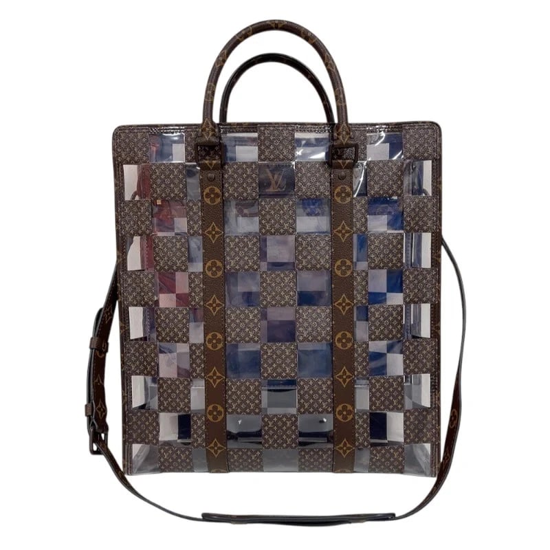 LOUIS VUITTON SAC PLAT BROWN MONOGRAM: LOUIS VUITTON Sac Plat Brown Monogram Brand: LOUIS VUITTON Type/Style: Handbag Material: Monogram Color: brown Size: W: 36cm / H: 40cm / D: 9cm Accessories: None Accessories Notice: When purchasing