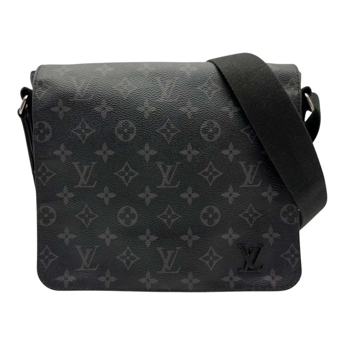 LOUIS VUITTON BLACK MONOGRAM ECLIPSE/LEATHER (1 of 6)