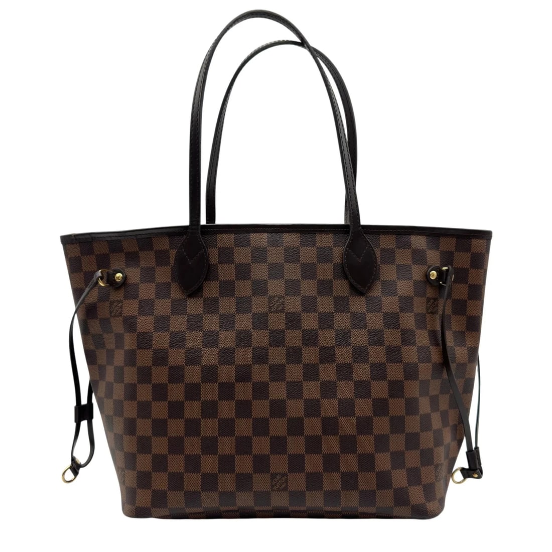 LOUIS VUITTON MM BROWN DAMIER/LEATHER TOTE BAG: Louis Vuitton MM Brown Damier/Leather Tote bag Brand: LOUIS VUITTON Type/Style: Handbag Material: Damier/Leather Color: brown Size: W: 31.0cm / H: 28.0cm / D: 15.0cm Accessories: None Accessories