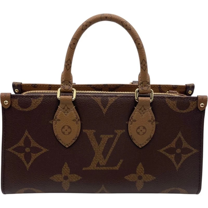 LOUIS VUITTON BROWN MONOGRAM REVERSE TOTE BAG: LOUIS VUITTON Brown Monogram Reverse Tote Bag Brand: LOUIS VUITTON Type/Style: Handbag Material: Monogram Reverse Color: brown Size: W: 27cm / H: 15cm / D: 10cm Accessories: None Accessori