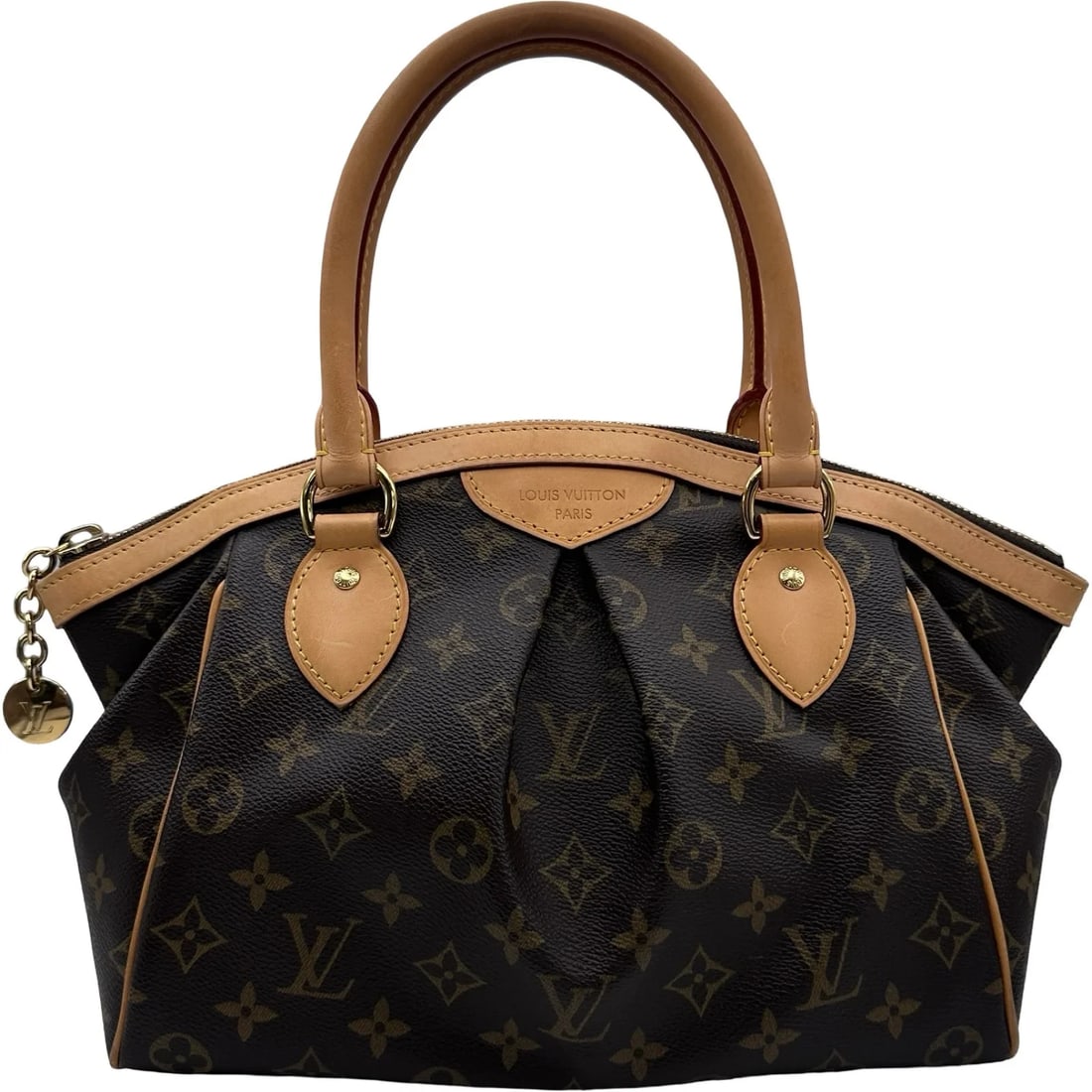 LOUIS VUITTON BROWN MONOGRAM HANDBAG: LOUIS VUITTON Brown Monogram Handbag Brand: LOUIS VUITTON Type/Style: Handbag Material: Monogram Color: brown Size: W: 28cm / H: 22cm / D: 16.5cm Accessories: None Accessories Notice: When