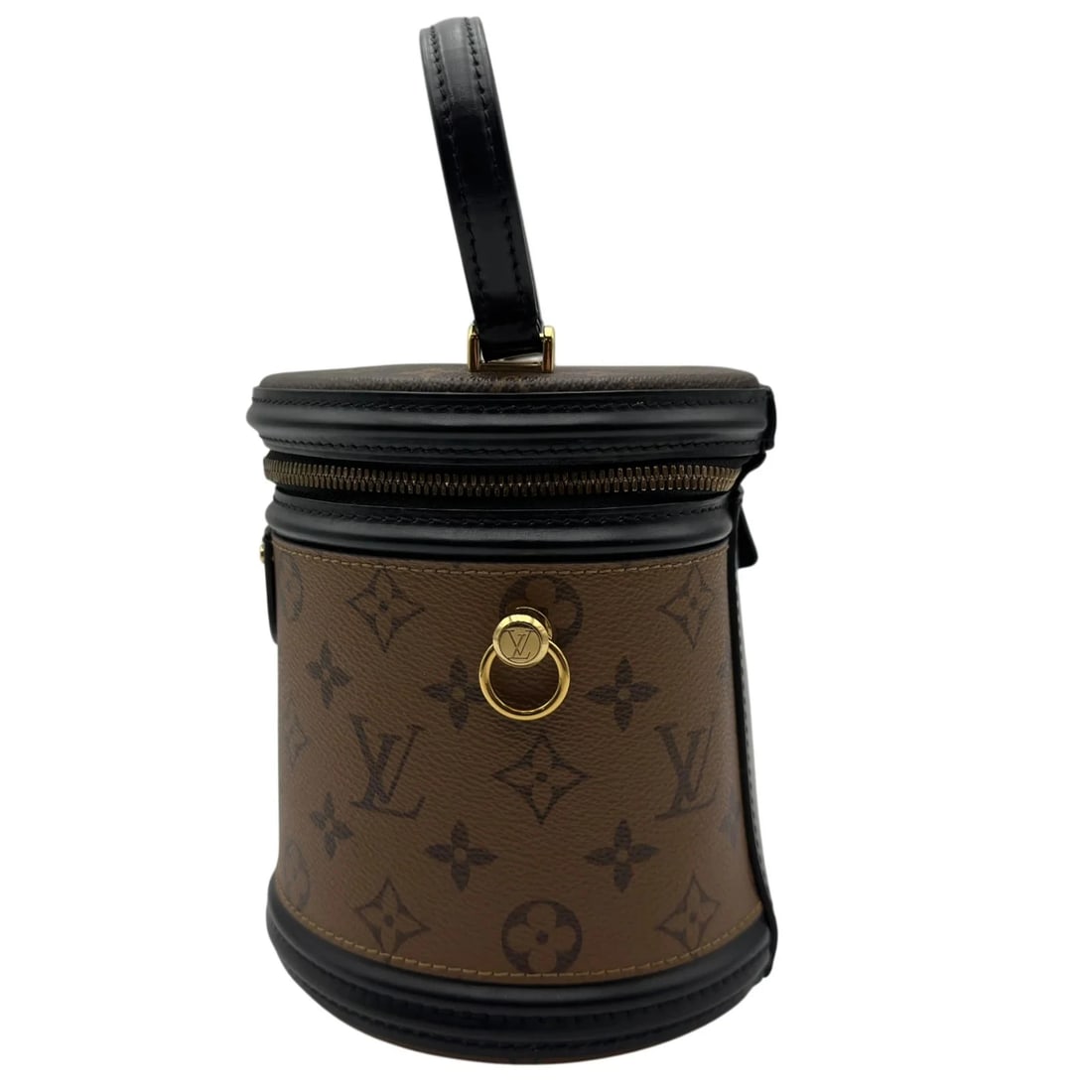 LOUIS VUITTON BROWN MONOGRAM REVERSE/LEATHER - 2